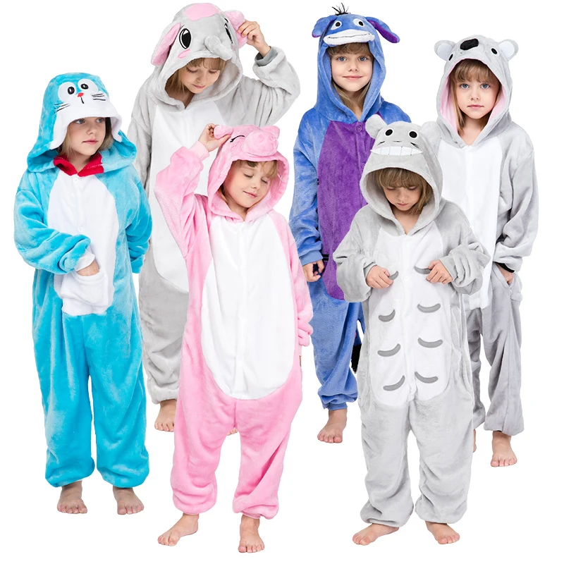 
wholesale kids pajamas animal onesie custom flannel unicorn pajamas onesie pajamas 