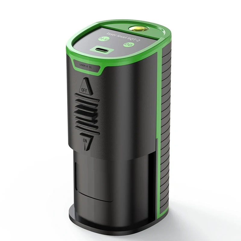 Portable Mini Small Laser Infrared Level Meter Green Light 2-line Cast Line Meter High-precision Level Meter Strong Light