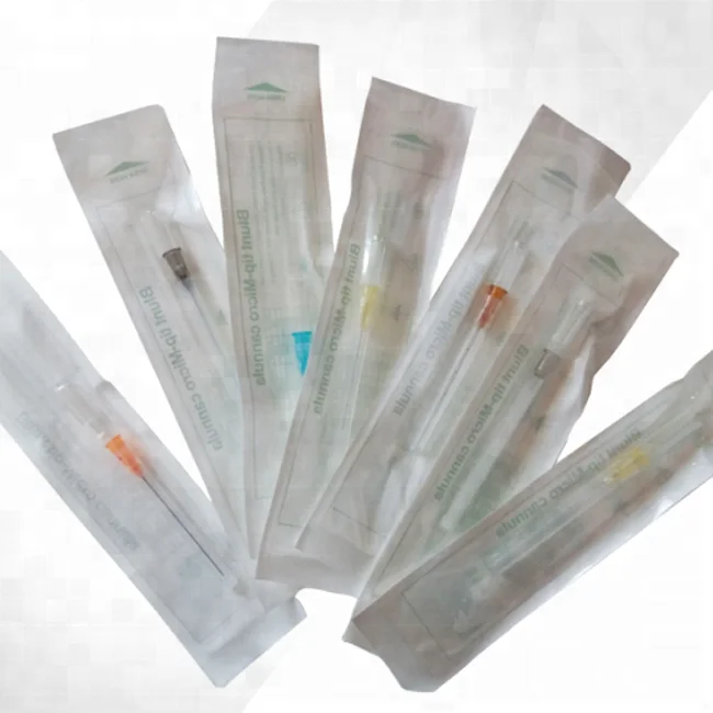 Micro Cannula with or without sharp needle kit 25G-50
