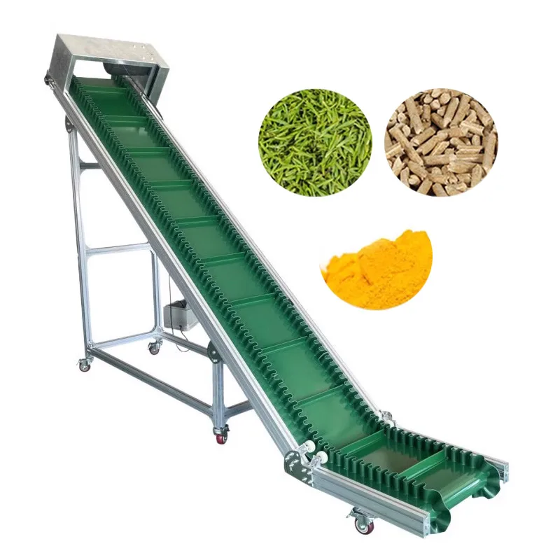 Factory Wholesale Price fFully Automatic Aluminum Profile Food Grade Conveyor Belt Mobile Elevating Conveyor