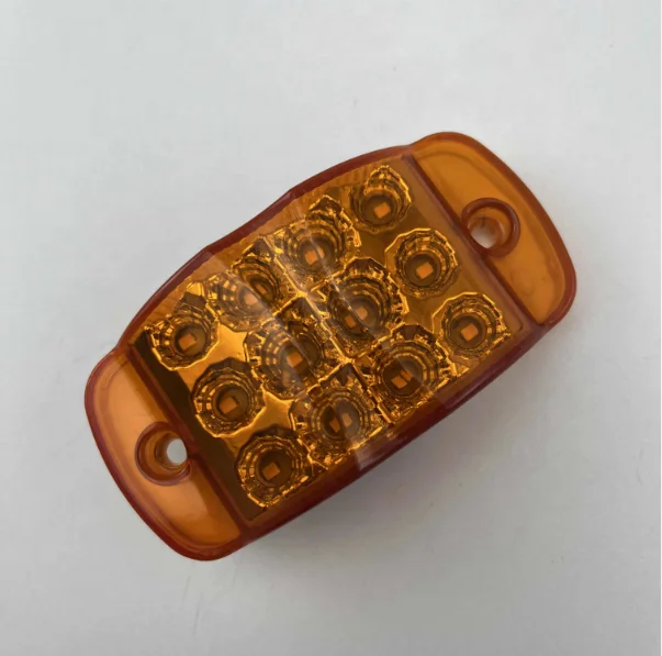 High Quality Truck LED Side Marker Lights Flash luces led para camion Amber luces led 12v para camiones
