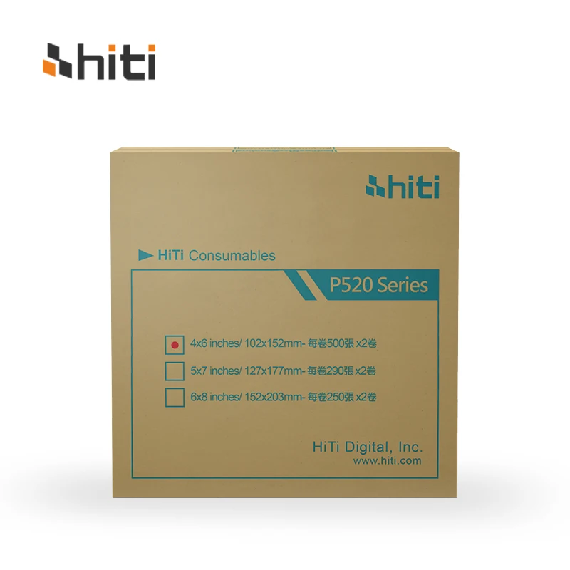 Super September Discount Hiti P520L P525L Thermal Photo Paper and Ribbon 6 Inch 7 8 Ready to