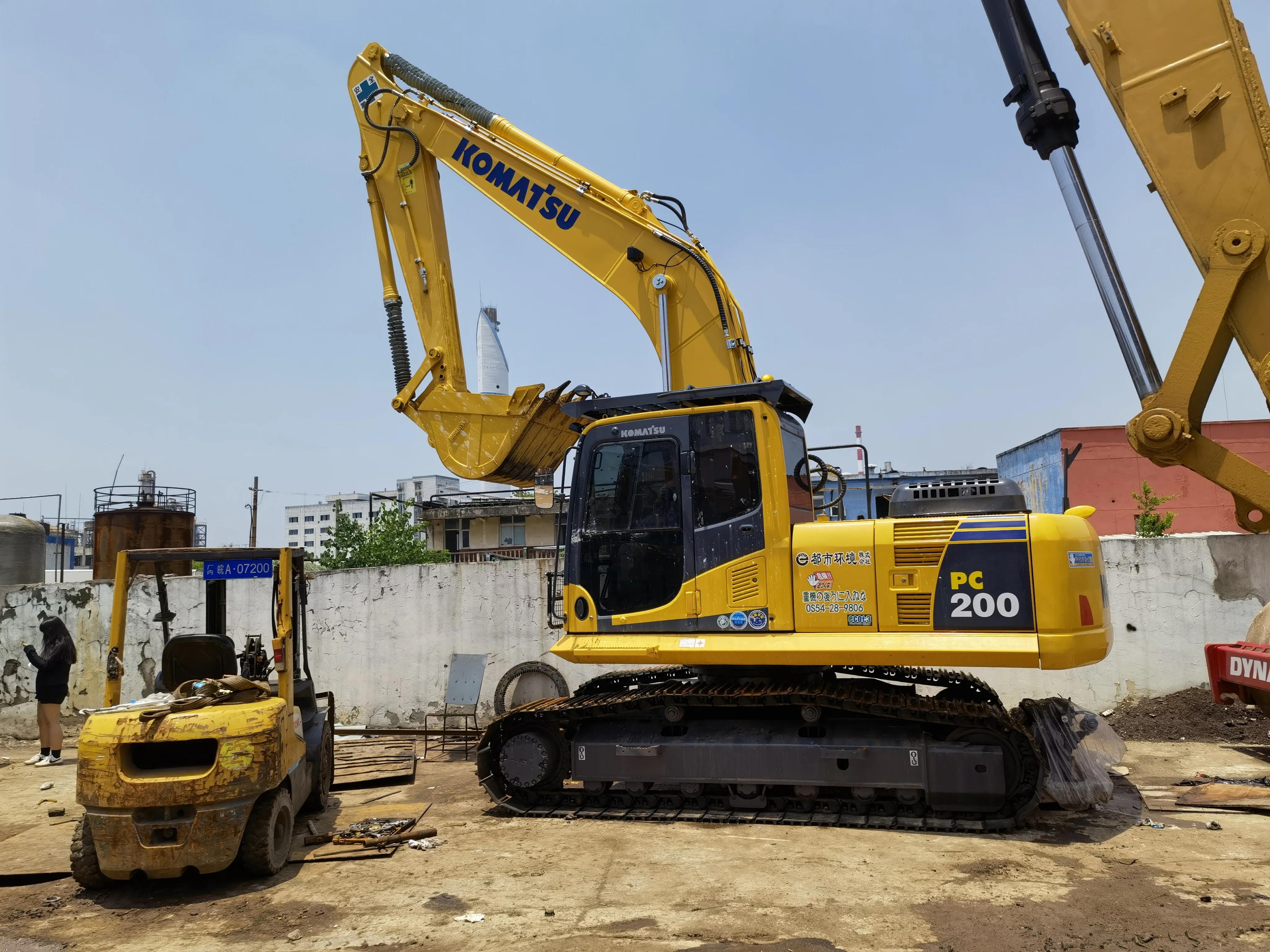 Used Komatsu Pc56-7 in Low Price with High Quality Used Komatsu Pc55 Pc35 Pc70 Pc200-8
