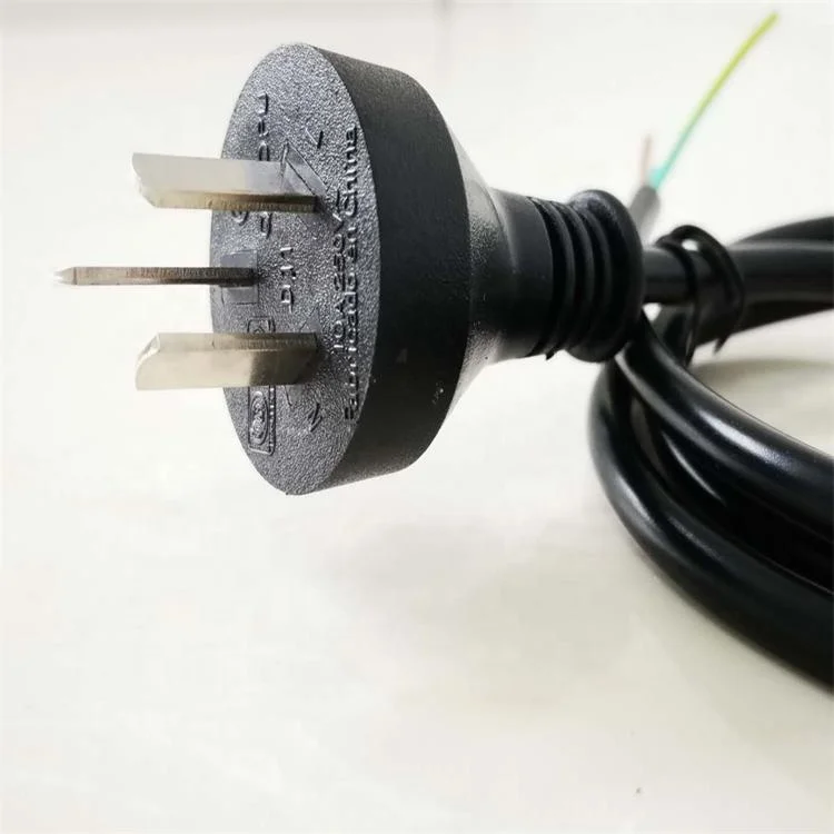 New Design IRAM 2073 approved D11 250V 10A Argentina 3 core plug power cable