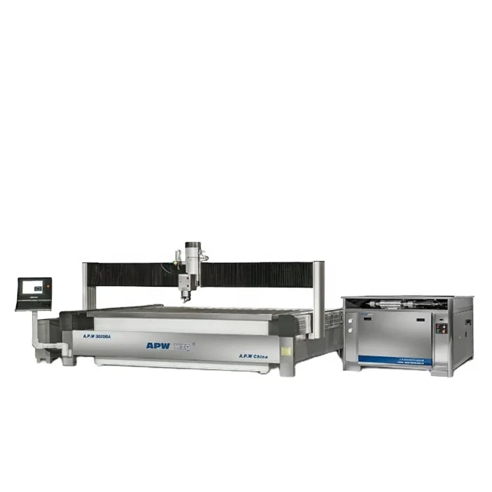 
High efficiency water jet cutting machine as glass processing machinery 