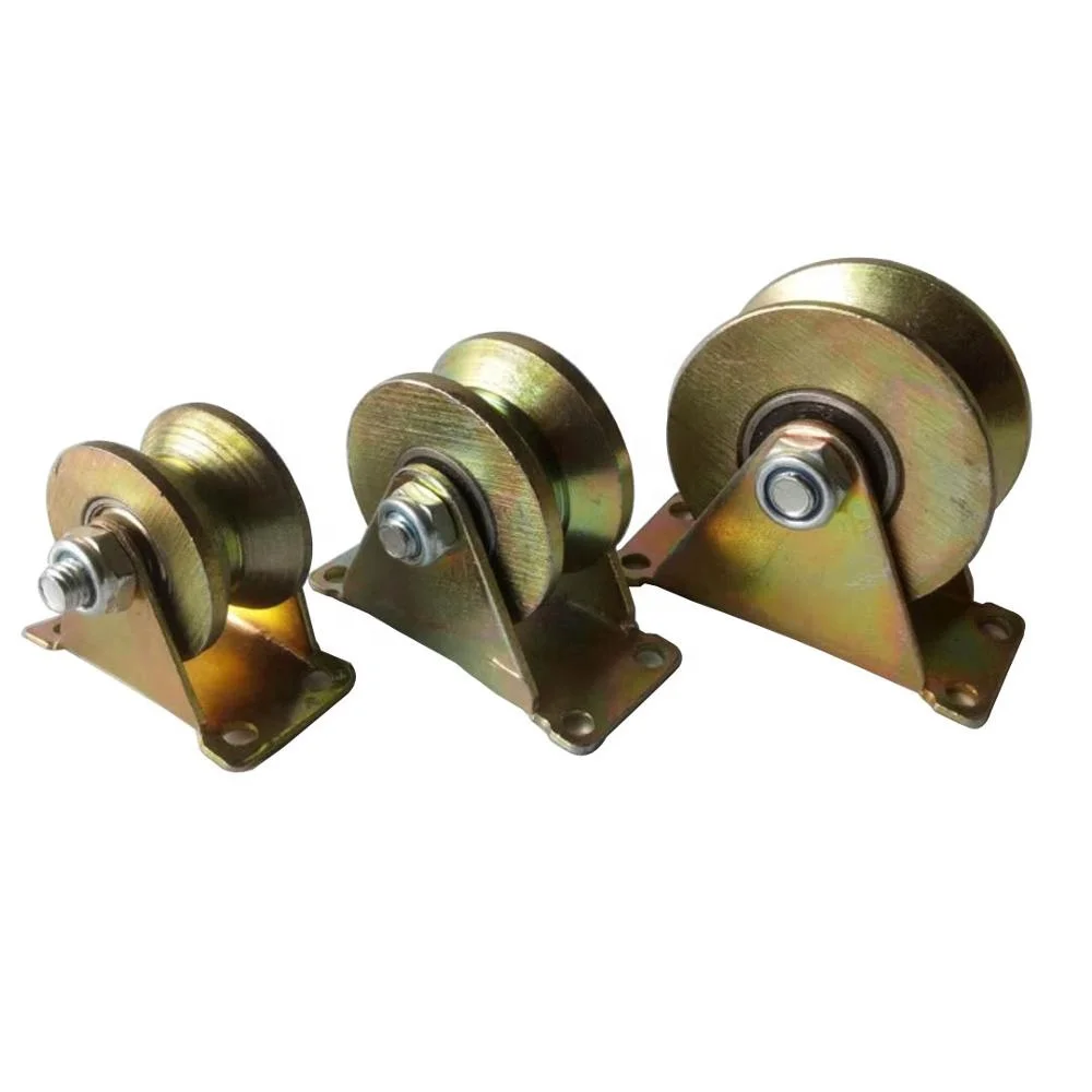 U V groove sliding gate track roller wheel  Sliding gate guide roller sliding gate wheel