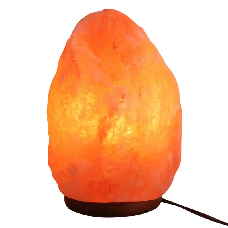 Natural red pink heart shaped himalayan natural crystal rock salt lamp Complete Package Electric Cord and Bulb Organic Material