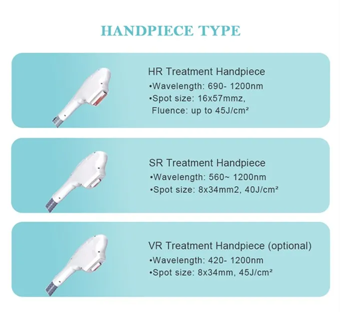 Factory price multifunction IPL machine laser hair removal longest lasting life three years warranty