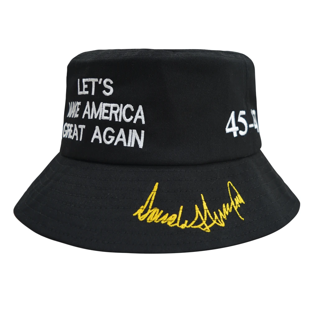 Make America Great Again Bucket Hat MAGA 2024 Bucket Caps Custom 45-47 USA Bucket Hats