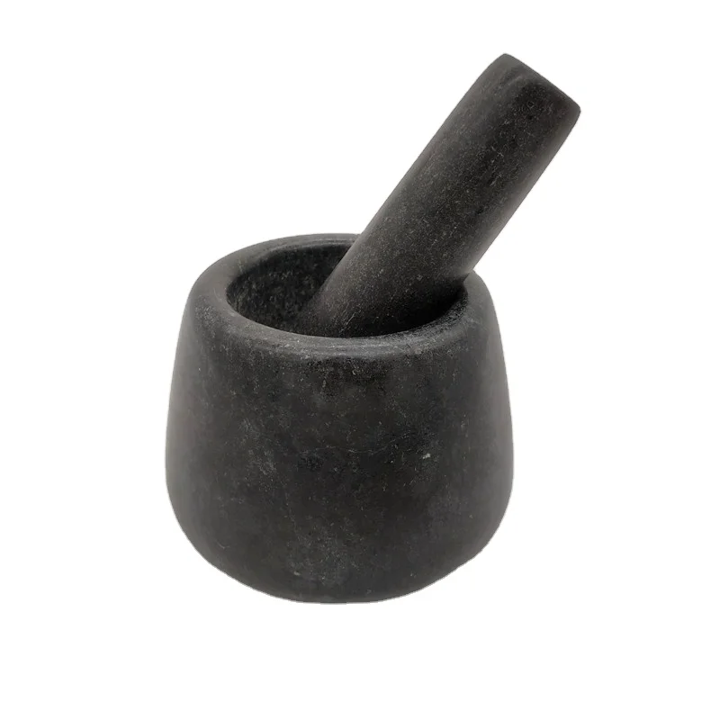 Hot Sale Black Granite Mortar And Pestle With Cheap Price