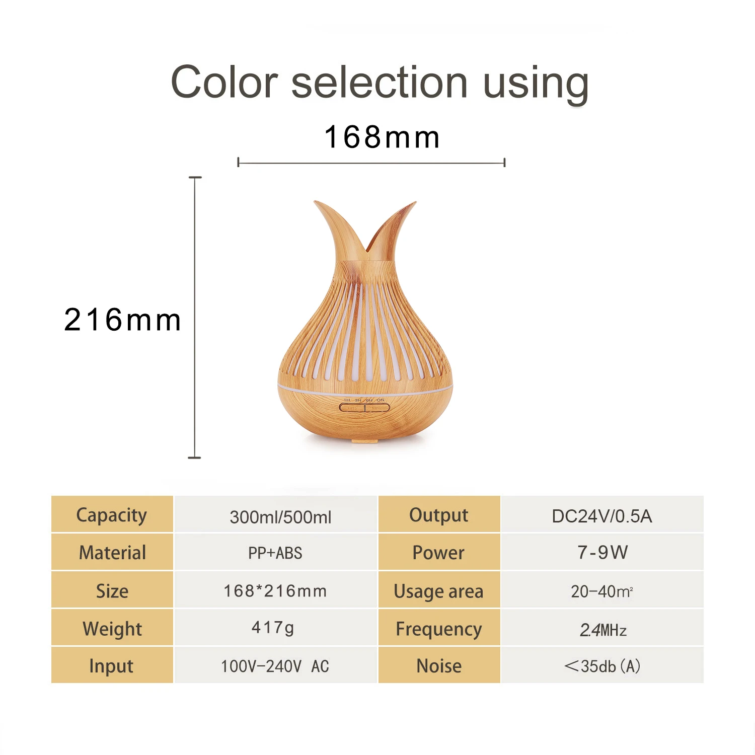 Top sales aroma essential oil diffuser ultrasonic aroma humidifier