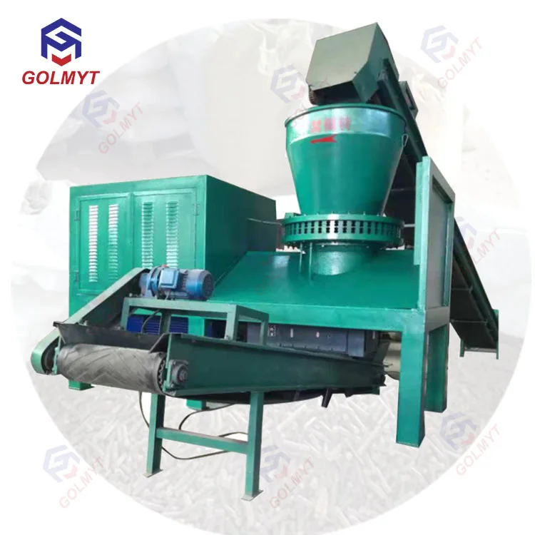 
hydraulic biomass briquette machine briquetting press 