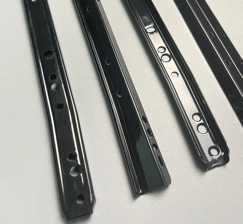 heavy duty silent closet metal drawer slides roller guides sliding roller powder coated drawer slide