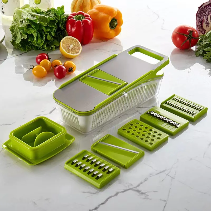 Multi Functional Vegetable Fruit Tools Manual Kitchen Salad Potato Onion Vegetable Slicer Veggie Vegetable Chopper Cutter