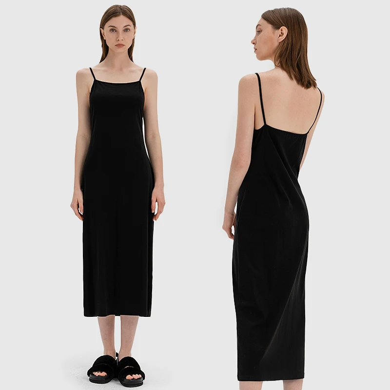 Низкий минимальный заказ, индивидуальный дизайн, женское прямое тонкое трикотажное длинное сексуальное Повседневное платье с лямкой на шее