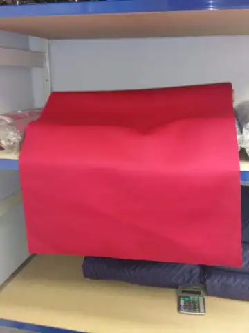 Резиновая напольная дорожка 27 дюймов X 15 дюймов X 1,5 мм, красный неопреновый защитный рулон пола