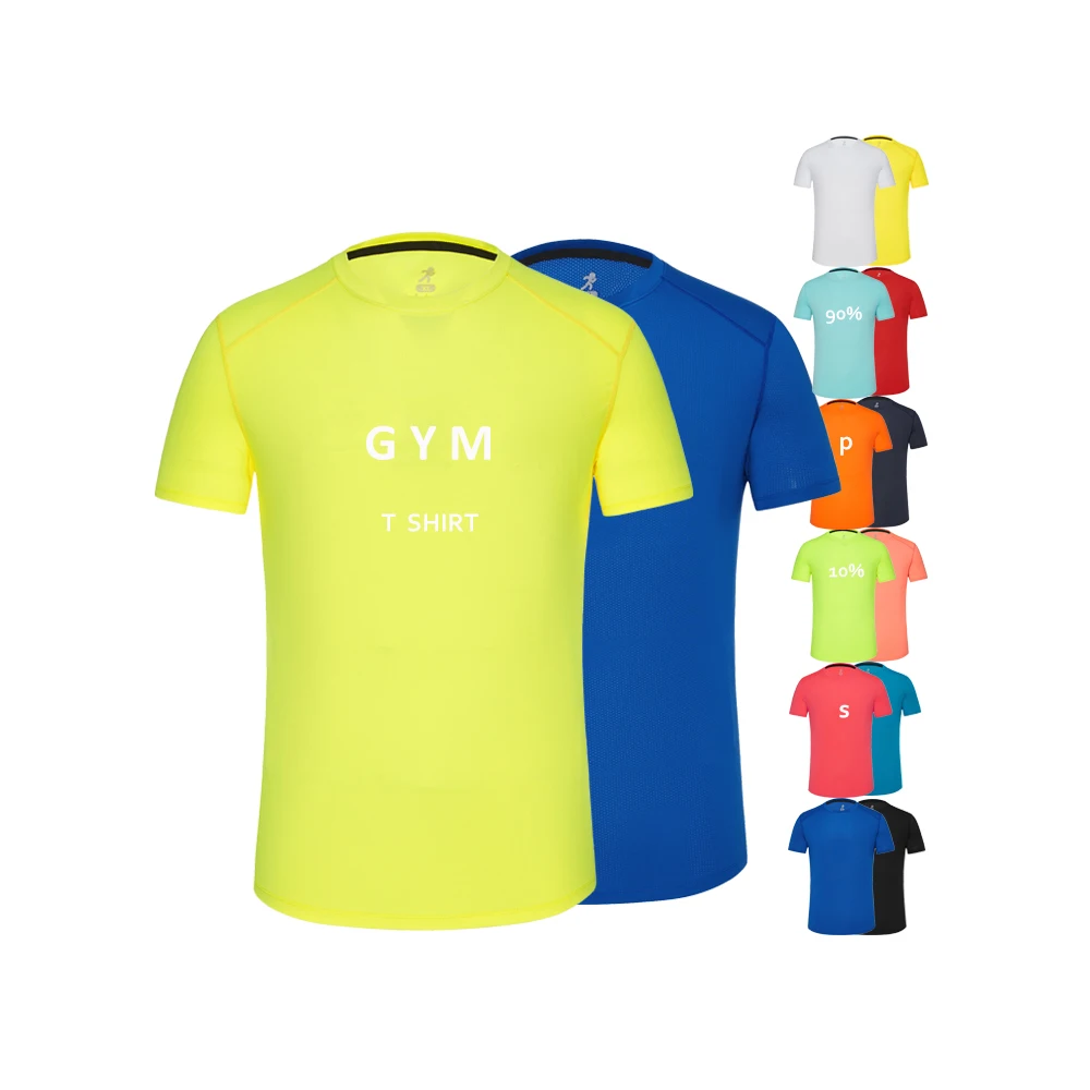 Best Gym Wear Moisture Wick Stretching Tee Shirt Wholesale Plain Shirts Custom Print Clothing Design Manufacturer For Men Women