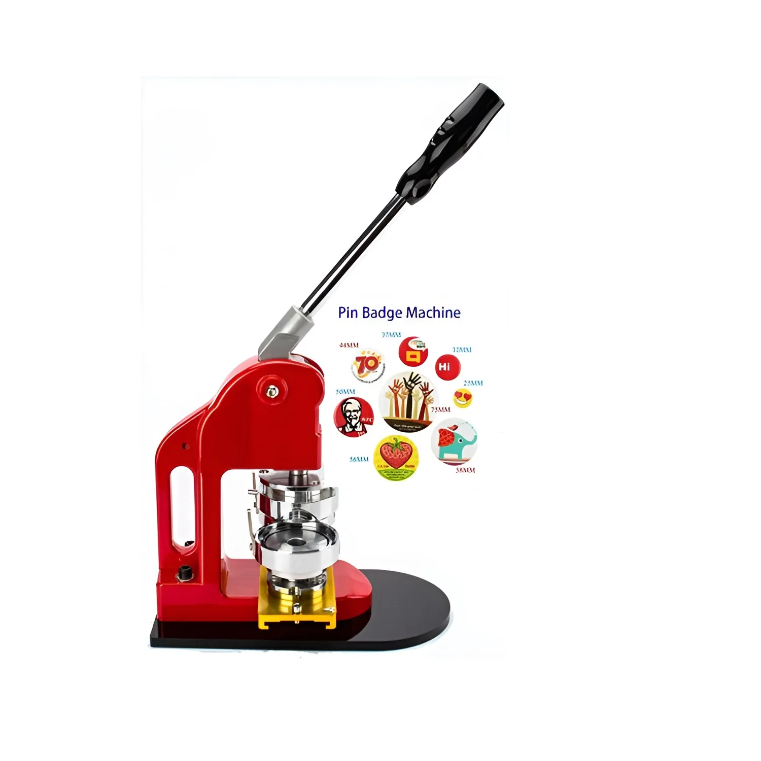 2022 DIY hand badge maker 58mm button making machine with button mold badge press machine