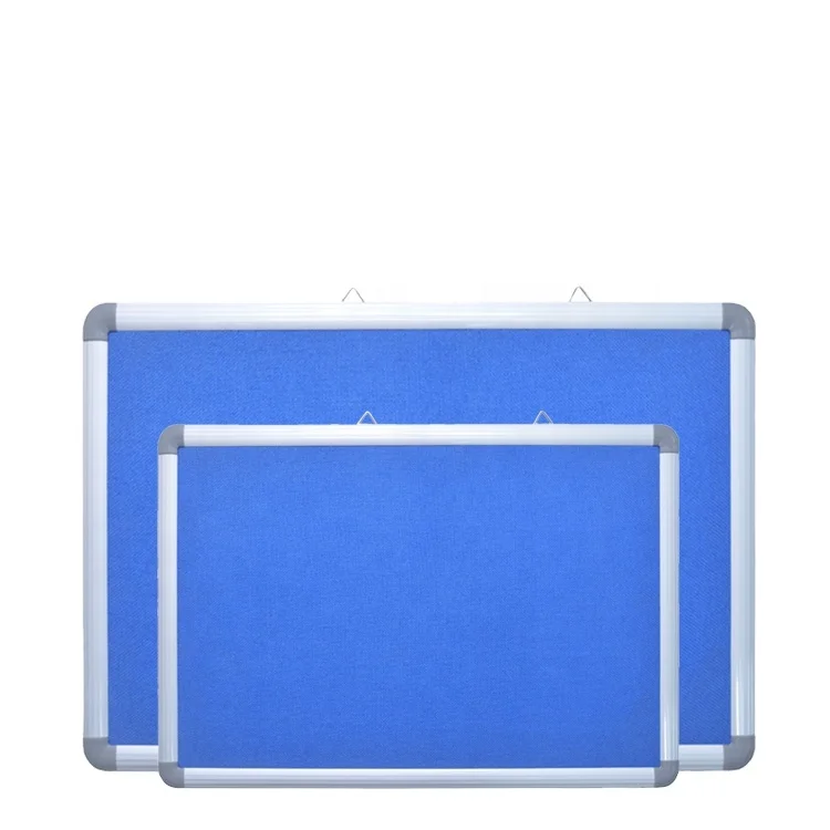 Indoor Message Decorative Soft Fabric/Felt Board Aluminum Frame Cork Bulletin Board