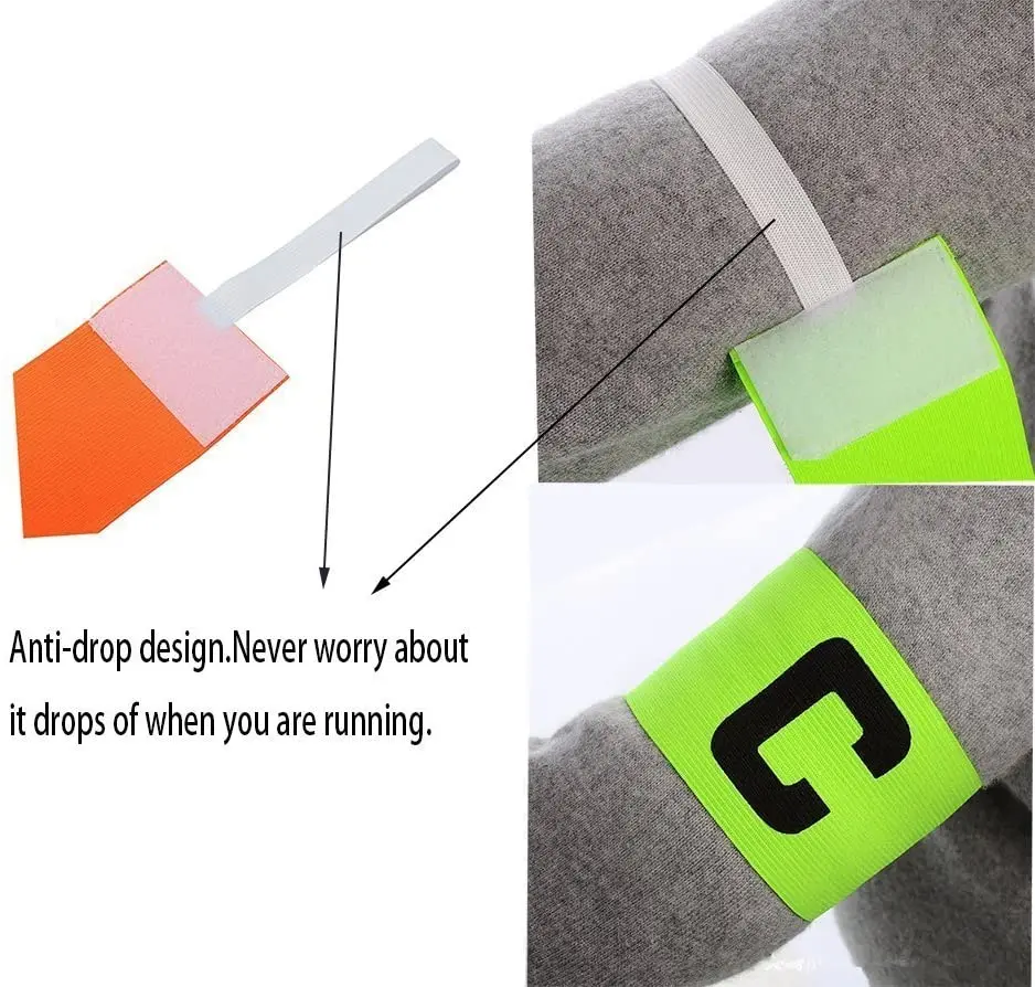 Wholesale Personalized Reusable Elastic Band Football Captain Armband