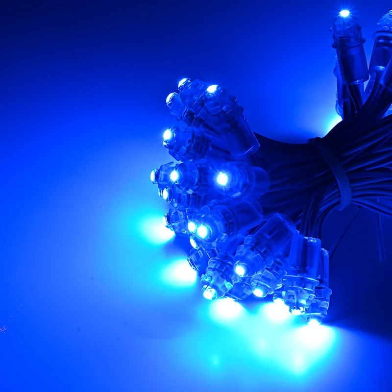 Single Color blue led module DC 12v 9mm LED signage letters light waterproof drill hole christmas decorations Light Strings