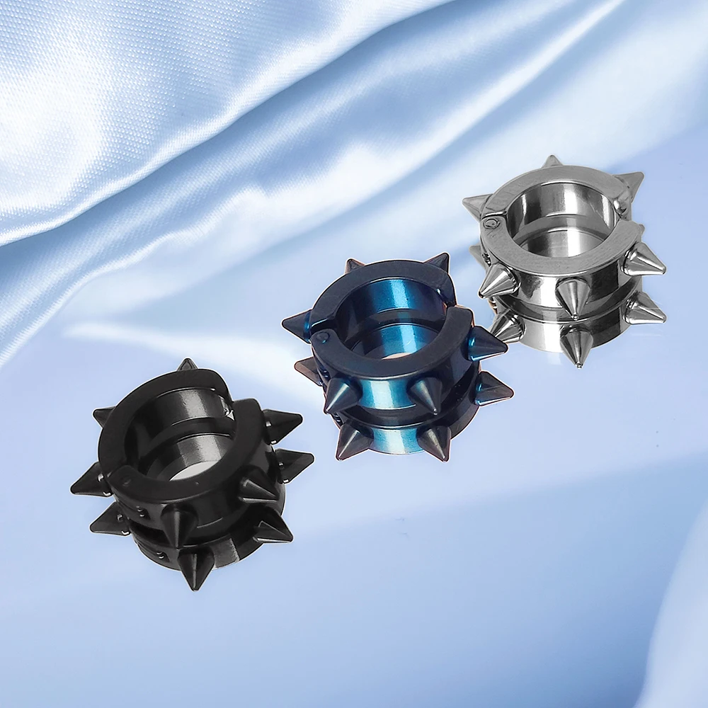 High Quality Stainless Steel Fashion U shape Spike Tragus Earring Helix Cartilage Man Ear Stud Piercing Jewelry