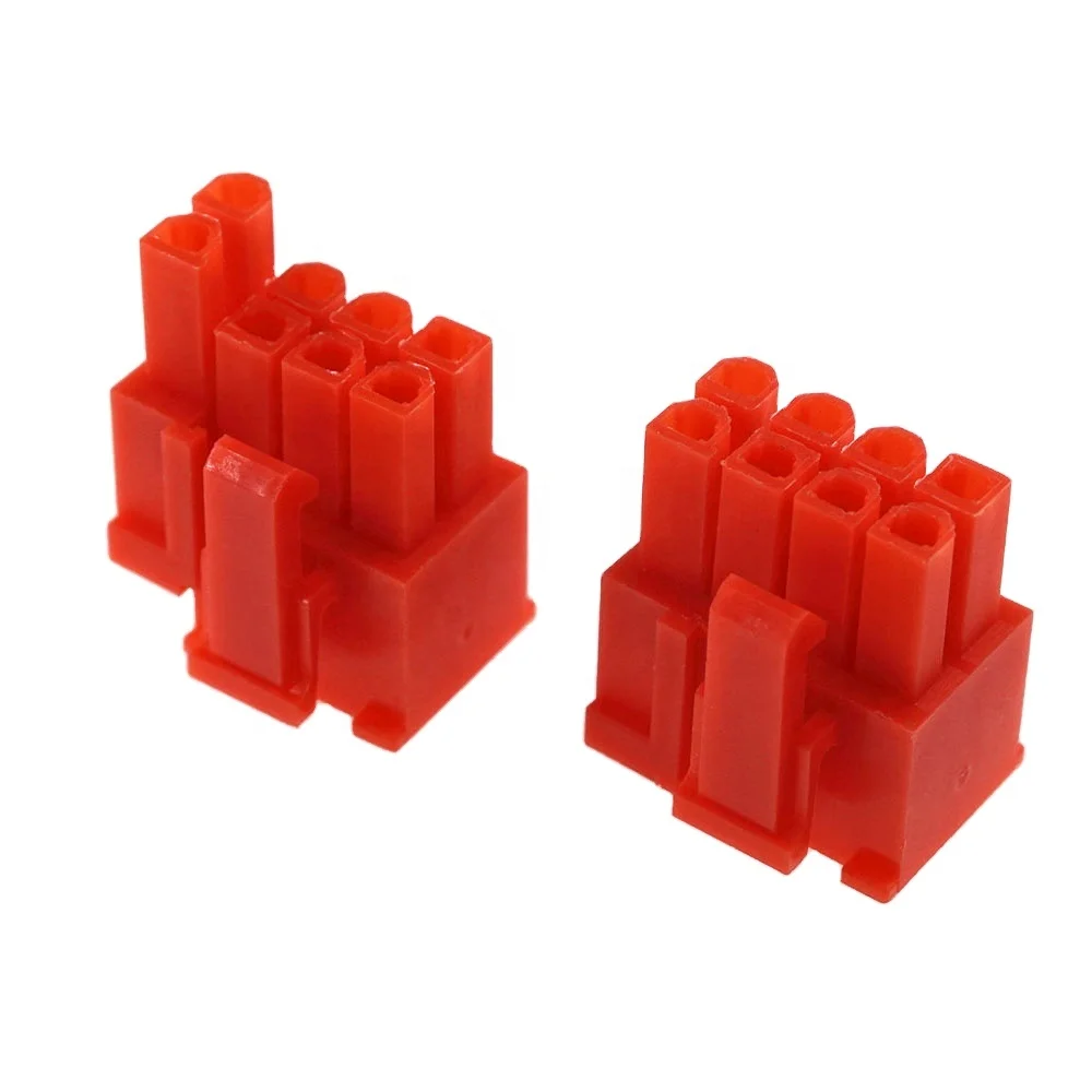 4.2 mm GPU 6+2 8 Pin Receptacle Housing Female Socket PCI Express PCI-E PCIe Video Card Graphic Card Shell cross Mini-Fit Jr