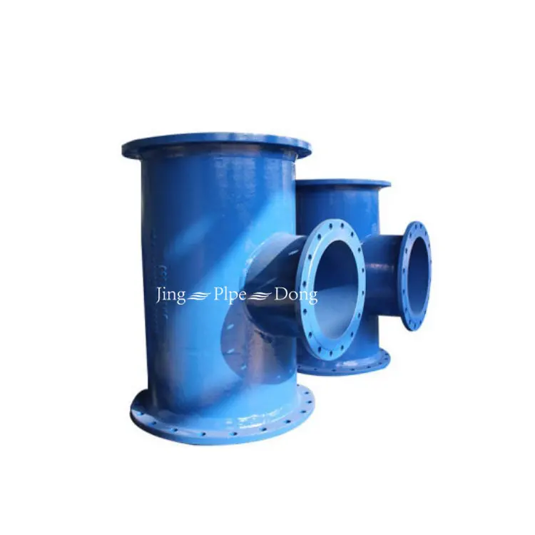 En598 Black Bitumen Dci Pipe Fitting for Water Supply Ductile Iron Socket Pipe Fitting