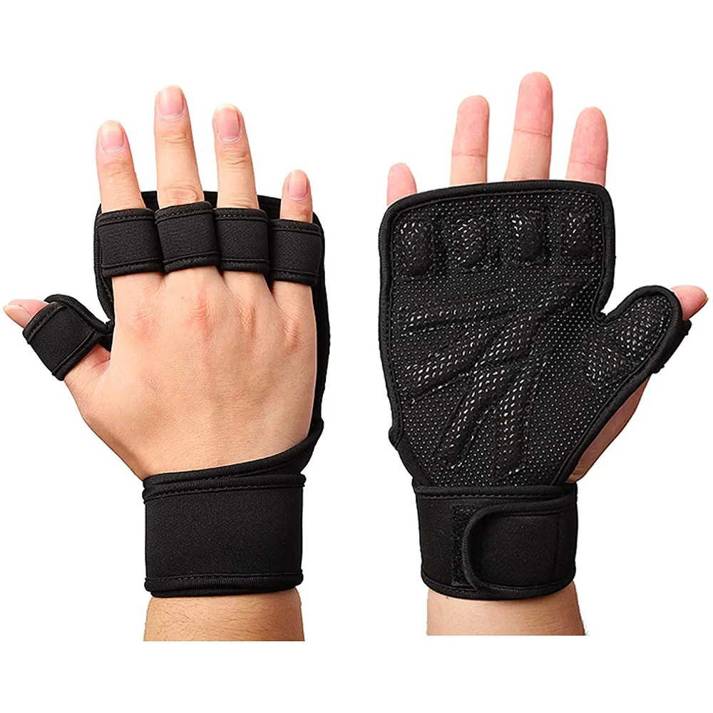 
Wholesale Custom Logo Neoprene Training Fitness Exercise Weight Lifting Gym Sports Gloves 