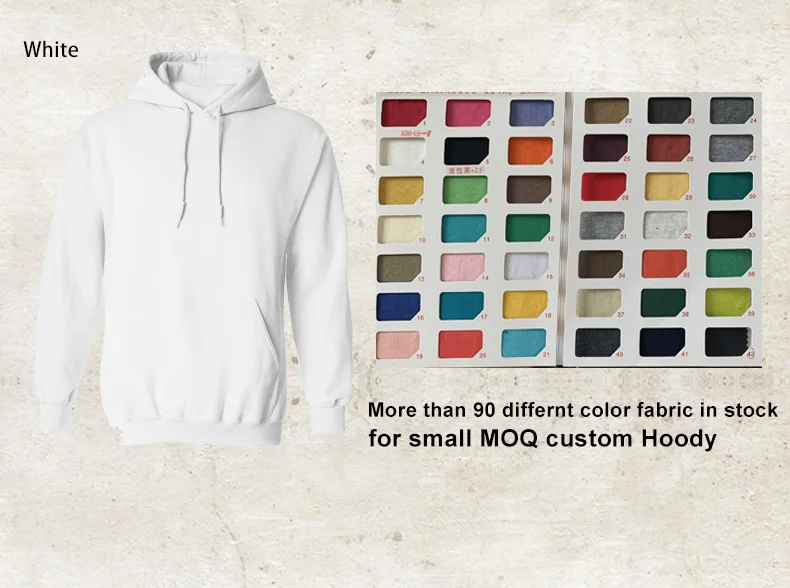 
Wholesale Winter wear 100% Cotton French Terry Sweatshirt Plain Pullover Custom Hoodie Men with Print Logo 