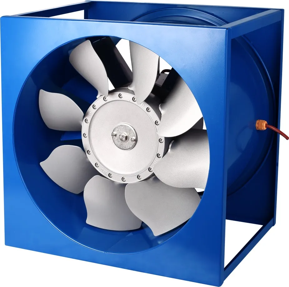 DRF series Diversion axial fan with pre-rotation vane