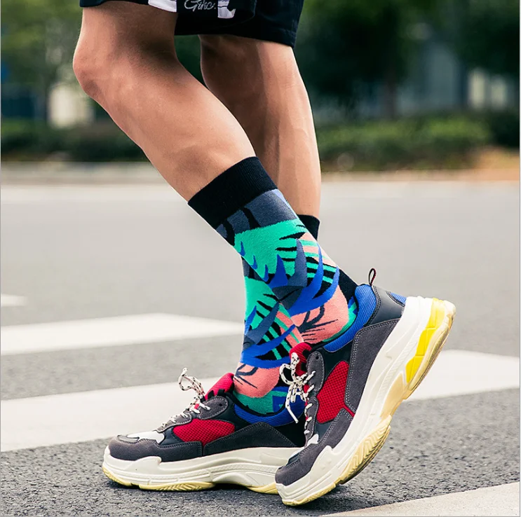 
Casual Cotton Socks Design Multi-Color Fashion Dress Mens Socks 