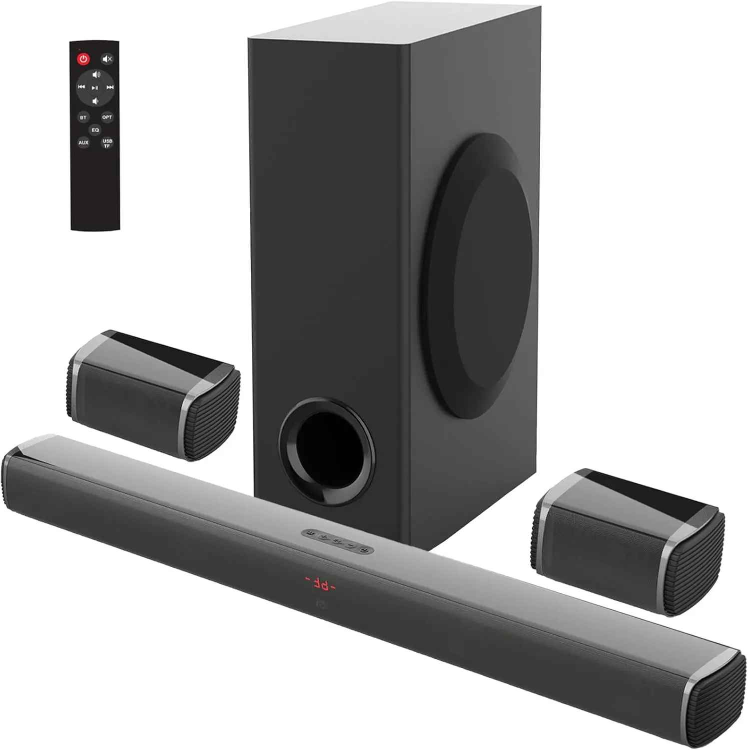 Samtronic 240W 5.1  Soundbar for  Smart TV,4K HDR Pass-through,Home Theater Wireless Soundbar Speakers