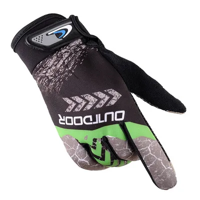 Sports Gloves Off-road Outdoor Football Training Full Finger Non-slip Fine Fleece Warm Touch Screen Thin Gloves