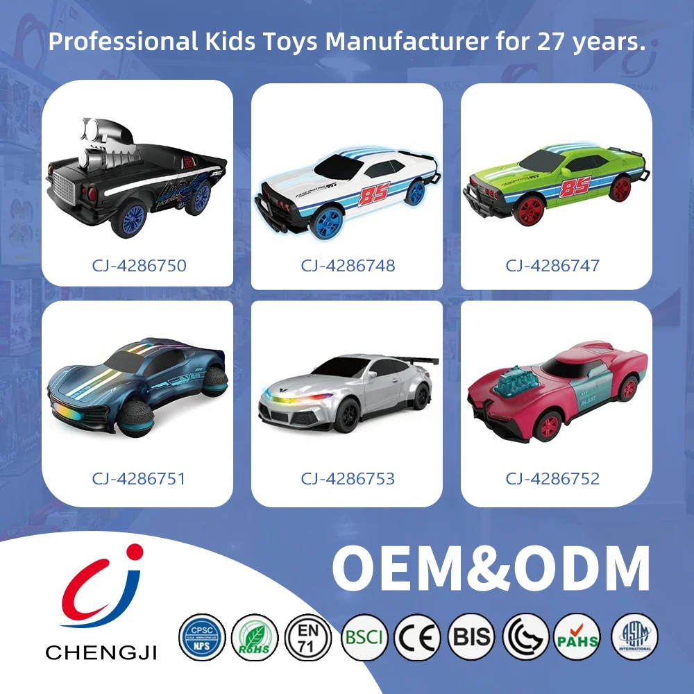 Chengji juguetes racing cars ball wheel remote control concept car drifting sports future rc 360 degree stunt car toys for kids