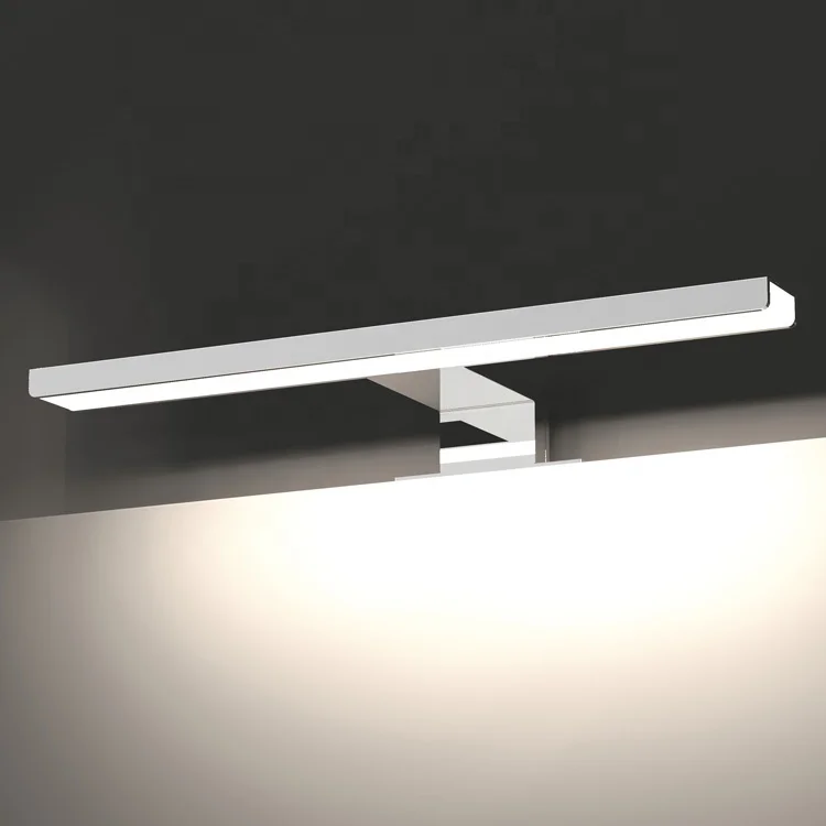 
Indoor Modern portable leaner led light up bathroom mirrors wall light 