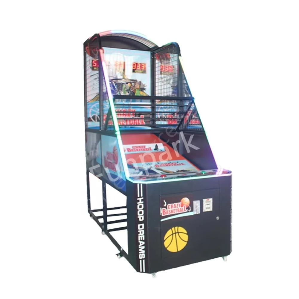 Coin Operated Basketball Arcade Game Machine Electronic Street Basketball Shooting Machine