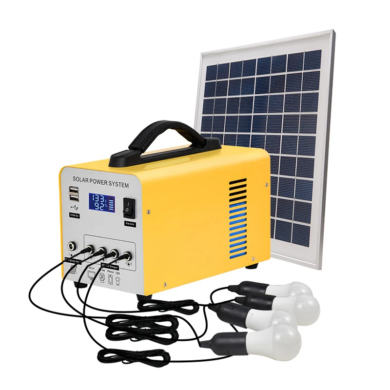 Mini Pure Sine Wave Solar Power Portable Electric Generator For Outdoor Home Use