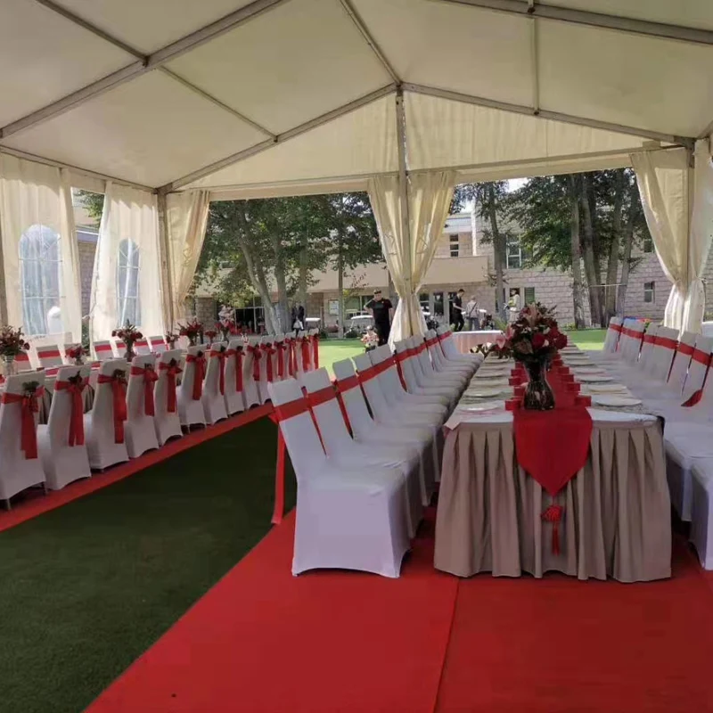 Luxury Arabic Clear Party Tents for Outdoor Events 100/200/300-People Capacity Extended Style Big Tents for Use