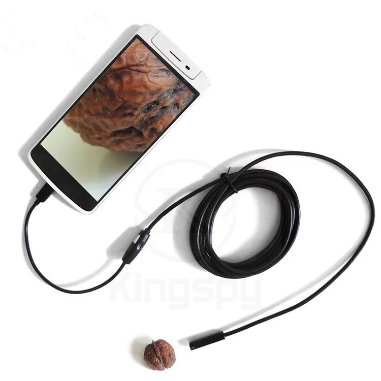 7MM LENS 8 PCS LEDS 10M CABLE LENGTH INDUSTRIAL ANDROID ENDOSCOPE CAMERA BORESCOPE CAMERA