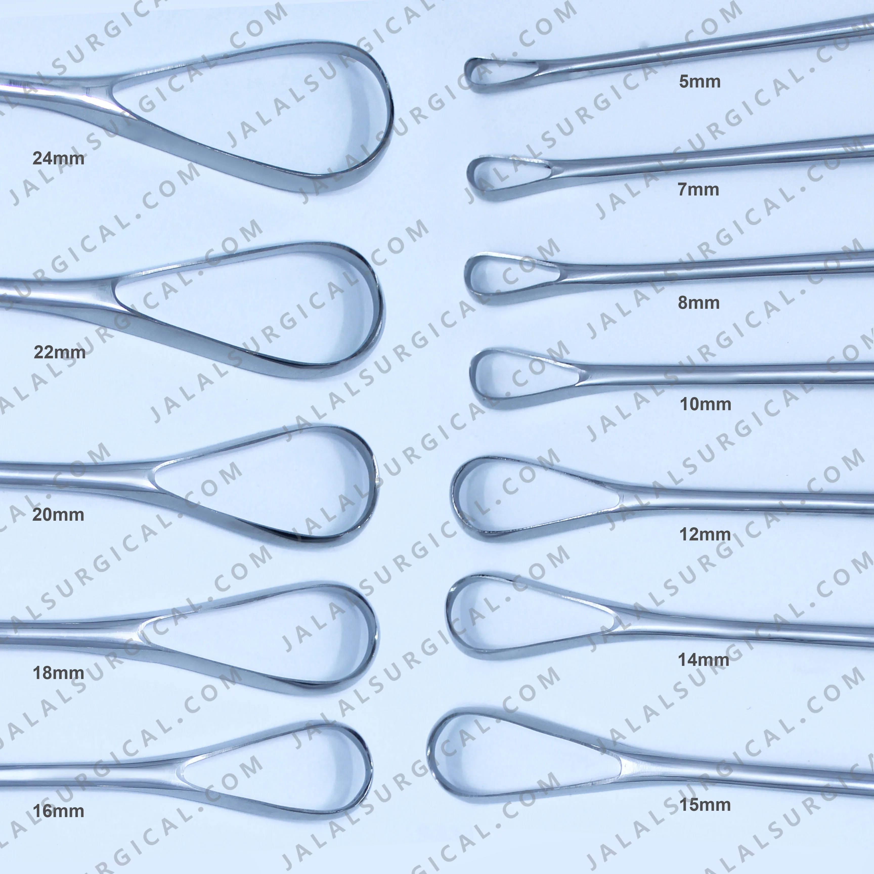 12 pcs sims uterine curette set Gynecological and Obstetrics instruments