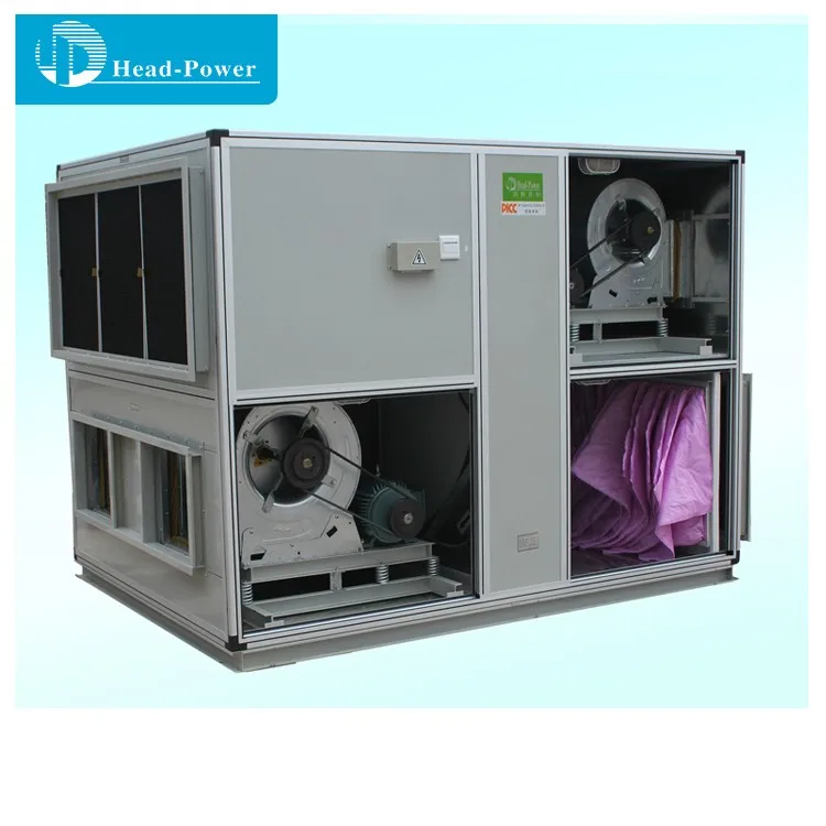 Energy-Efficient Industrial Rotor Heat Recovery Fresh Air Handling Unit for Workshops Supermarkets for Hospital Use