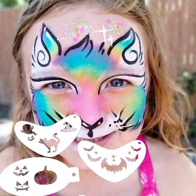 KHY For Painting Face Paint Stencils