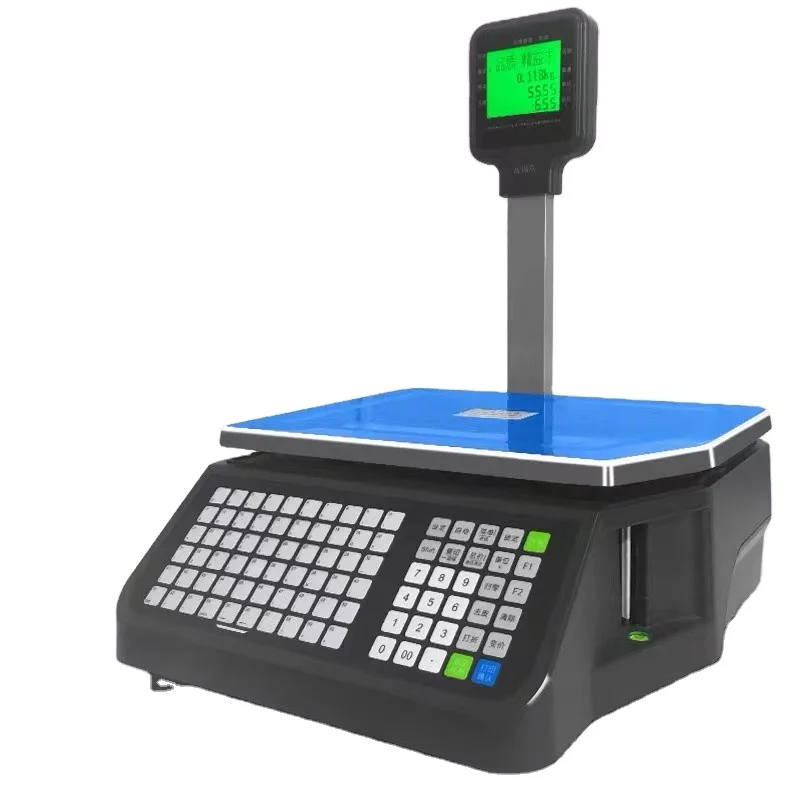 Thermal label scale pricing printing pricing weight electronic scale commercial barcode scale cashier supermarket weighing