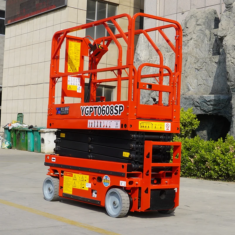 Factory Lifting Height Aluminum Alloy Aerial Work Platform Scissor Lift For Sale