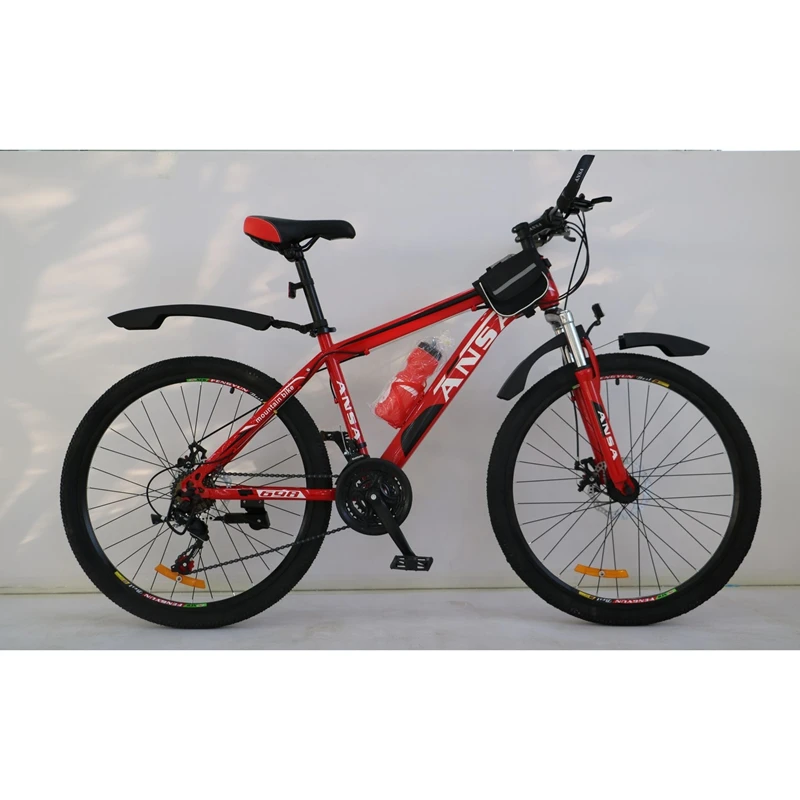 bike MTB 26 Inch 21 Speed Disc Brake Full Shockingproof Frame Teen Riding Mountain Bicycle