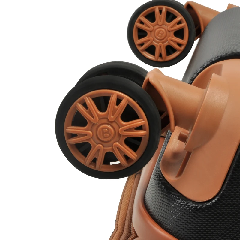 
ABS+PC luggage sets hard shell 3 pcs travel troller luggage 4 spinner casters suitcase ABS cabin trolley luggage 