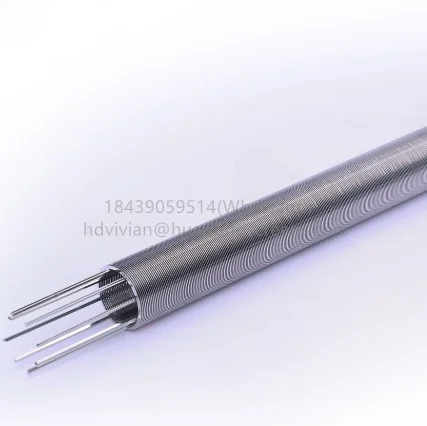 Stainless steel 100 micron Automatic Back Wash Filter Tubes For Water Treatment Self Cleaning Filter Tube Sintered Mesh Filter