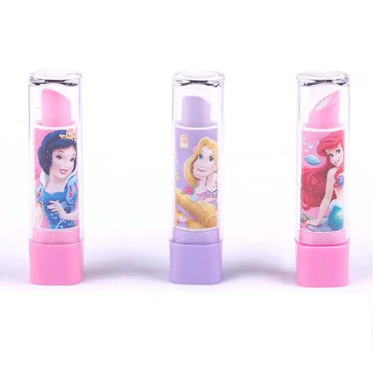 Новинка, Ластики для губной помады для девочек, красочный резиновый ластик для детей, игрушка, ластик для офиса, школьные принадлежности, модные канцелярские принадлежности