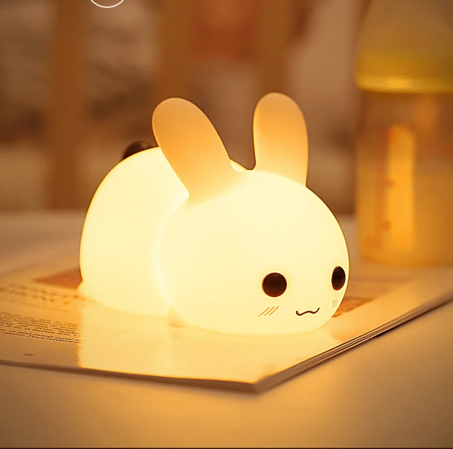 Оптовая продажа 2023 Высококачественная Ночная лампа galaxy RGB с дистанционным управлением ночная ночным желанием в виде груши Нефритового кролика для спальни